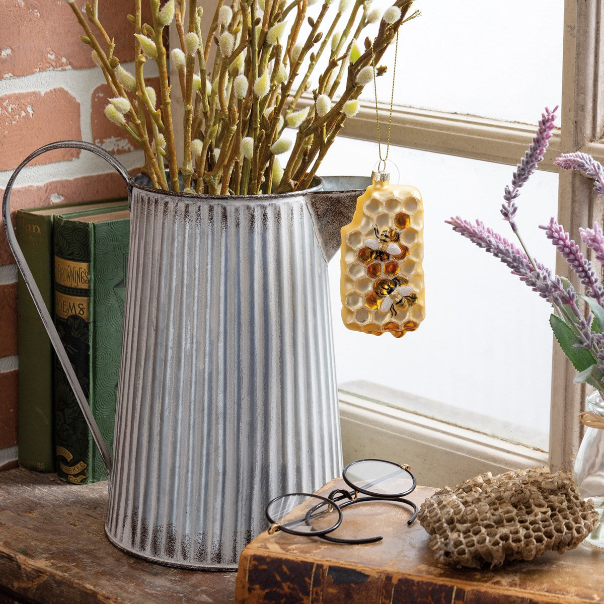 Honeycomb Glass Ornament
