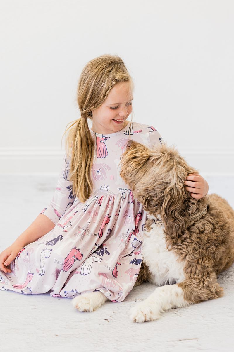 PUPPY PARTY POCKET TWIRL DRESS