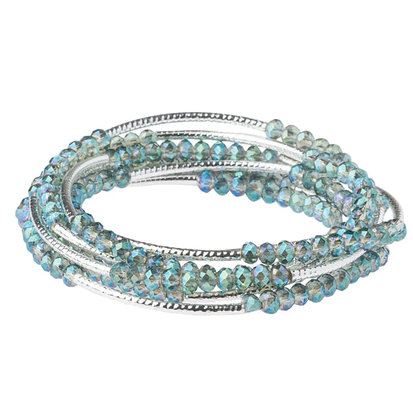 The beginning is always today- Seabreeze/Silver Wrap