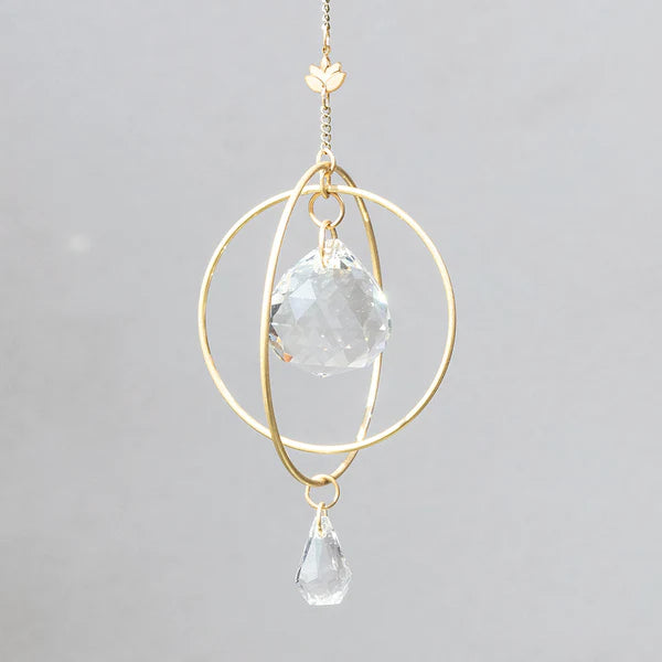Mini Suncatcher - Lotus/Strength