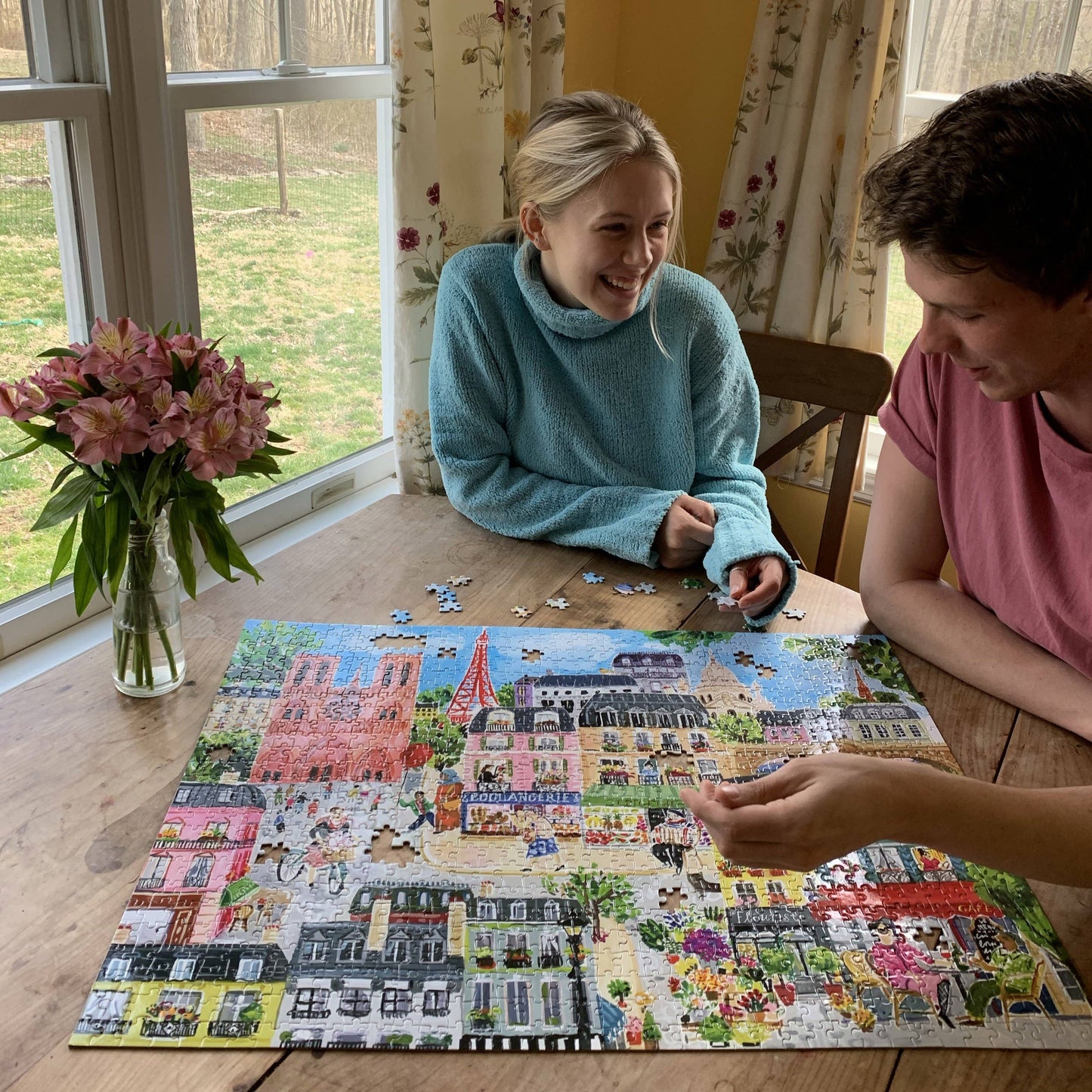 Paris in a Day 1000 Piece Rectangle Puzzle
