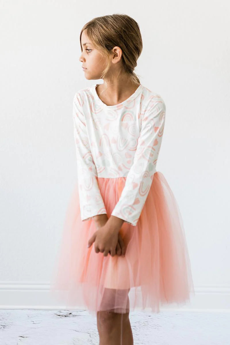 RAINBOW VIBES TUTU DRESS