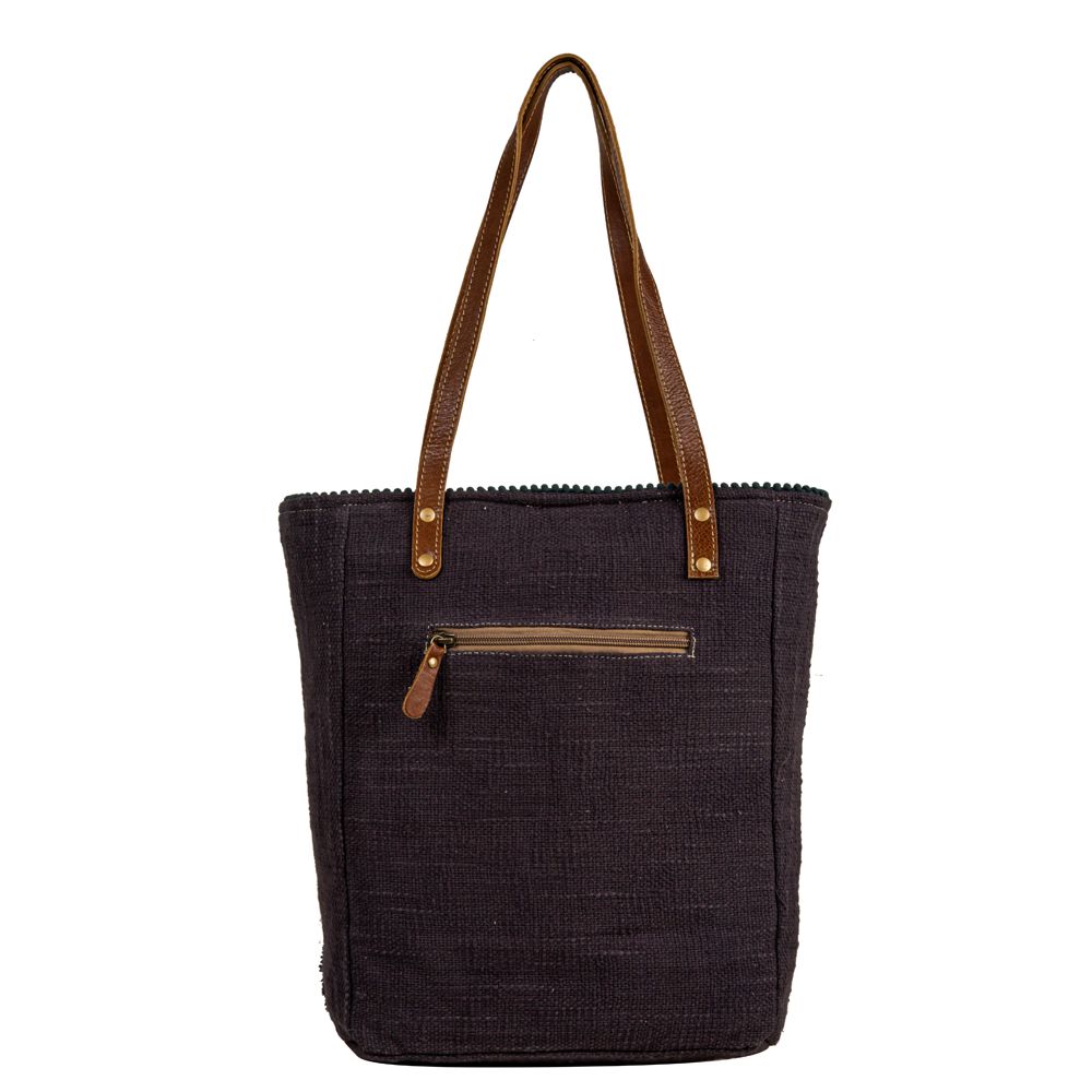 Homestyle Warmth Embroidered Tote