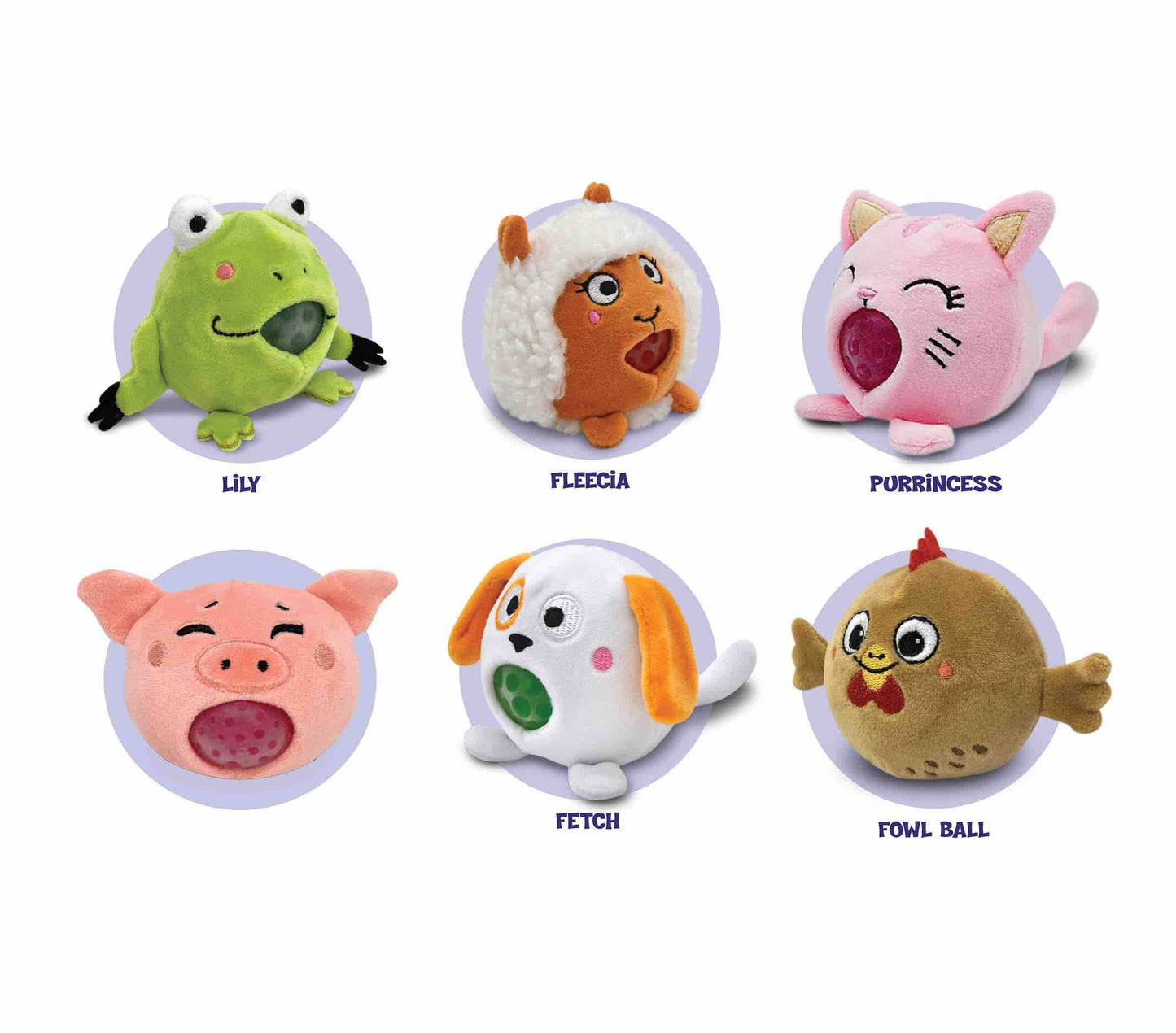 Barnyard Series Plush Ball Jellies