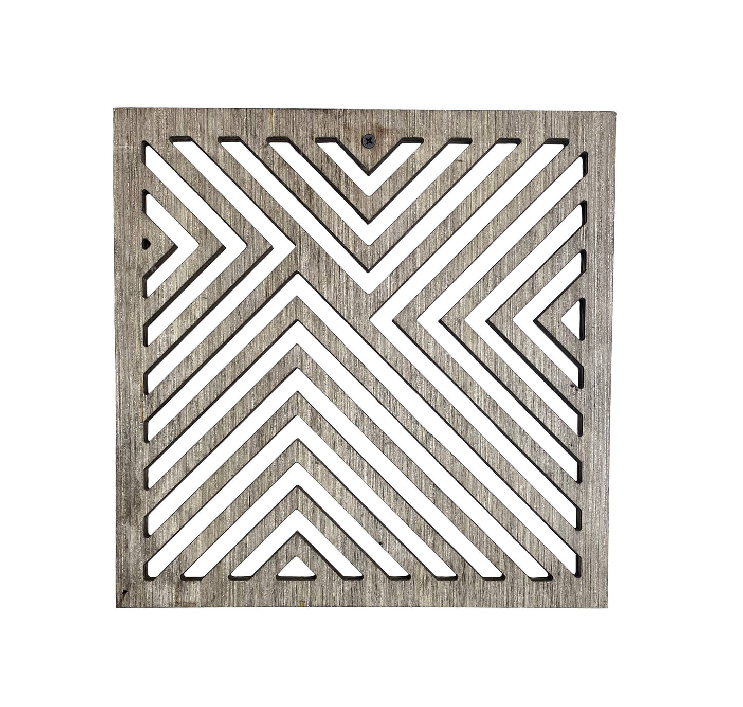 Large Geometric Wood Wall Art