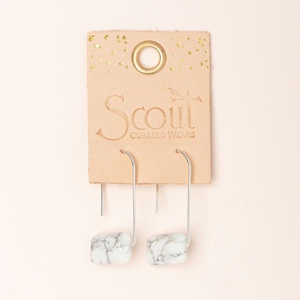 Suntone Floating Stone Earrings