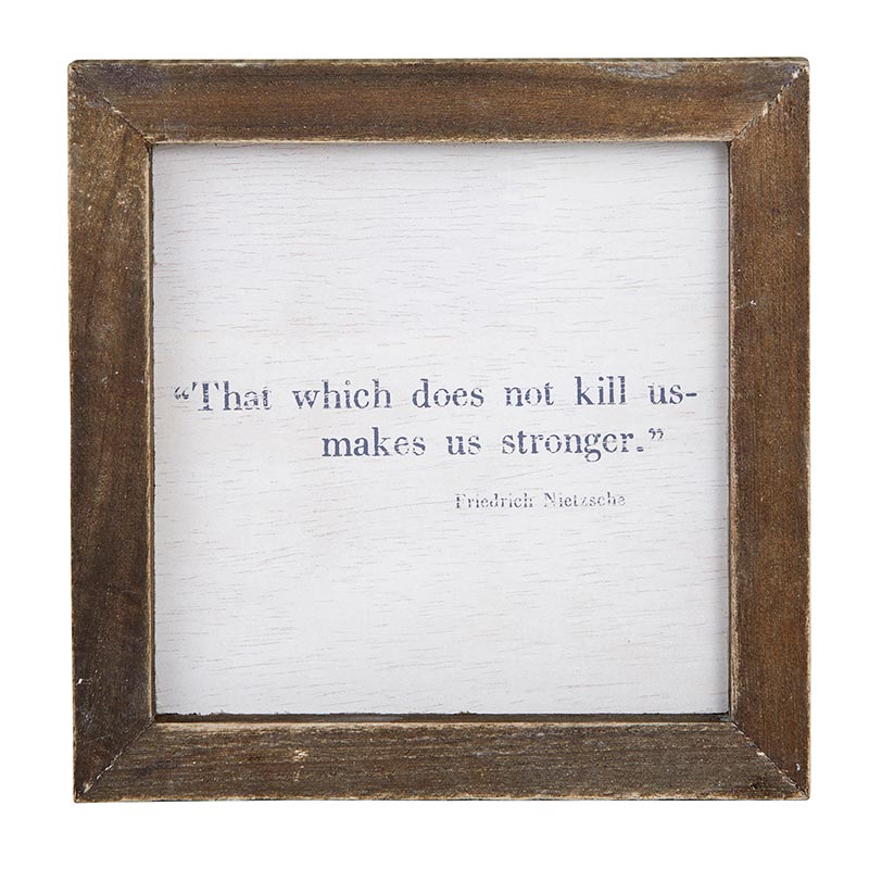 That Which Doesn't Kill Us Makes Us Stronger