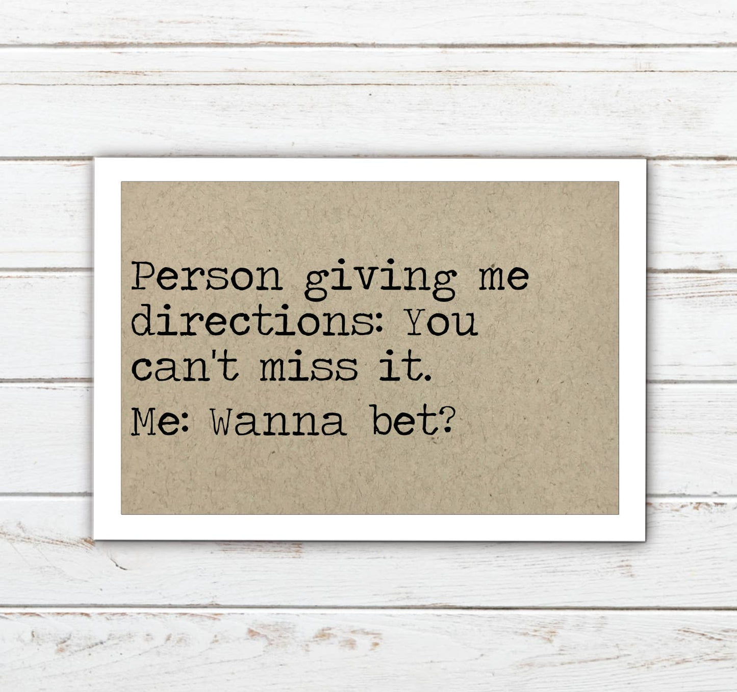 Give Me Directions Magnet