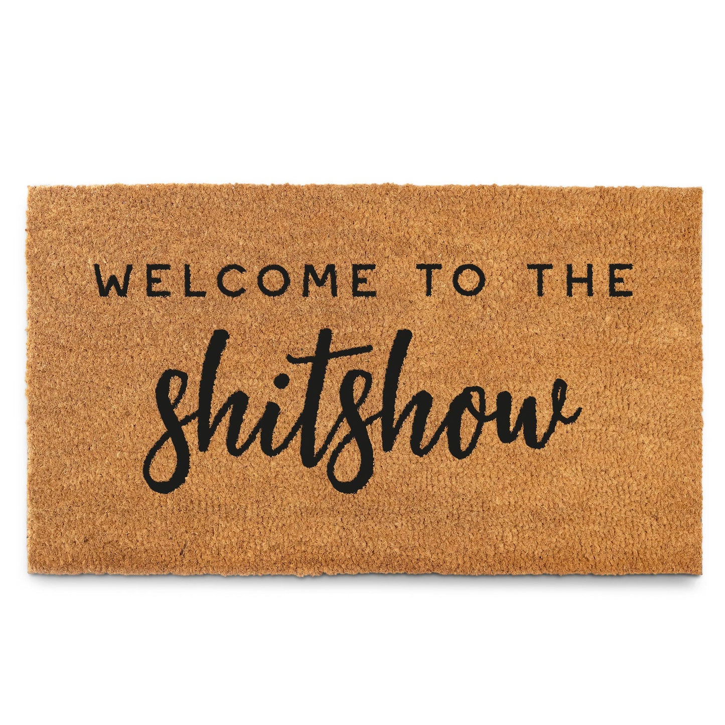 Coir Welcome Mat - Shitshow