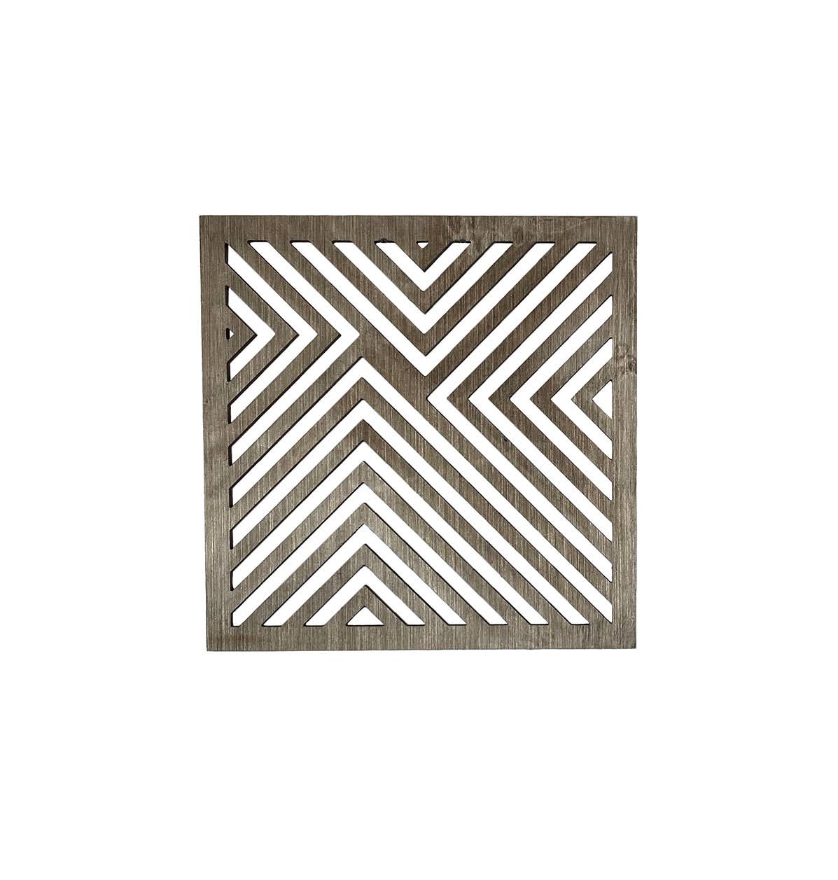 Small Geometric Wood Wall Art