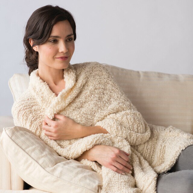 Cream Giving Shawl
