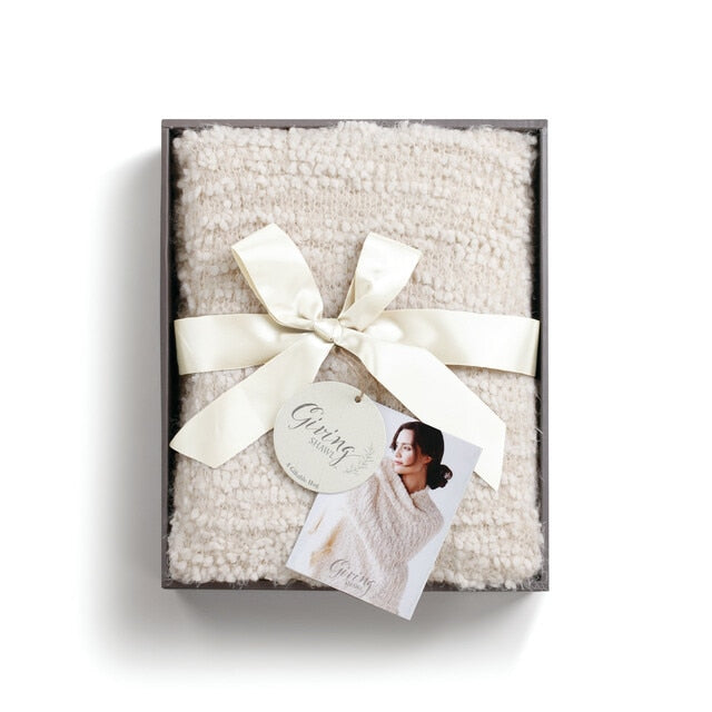 Cream Giving Shawl
