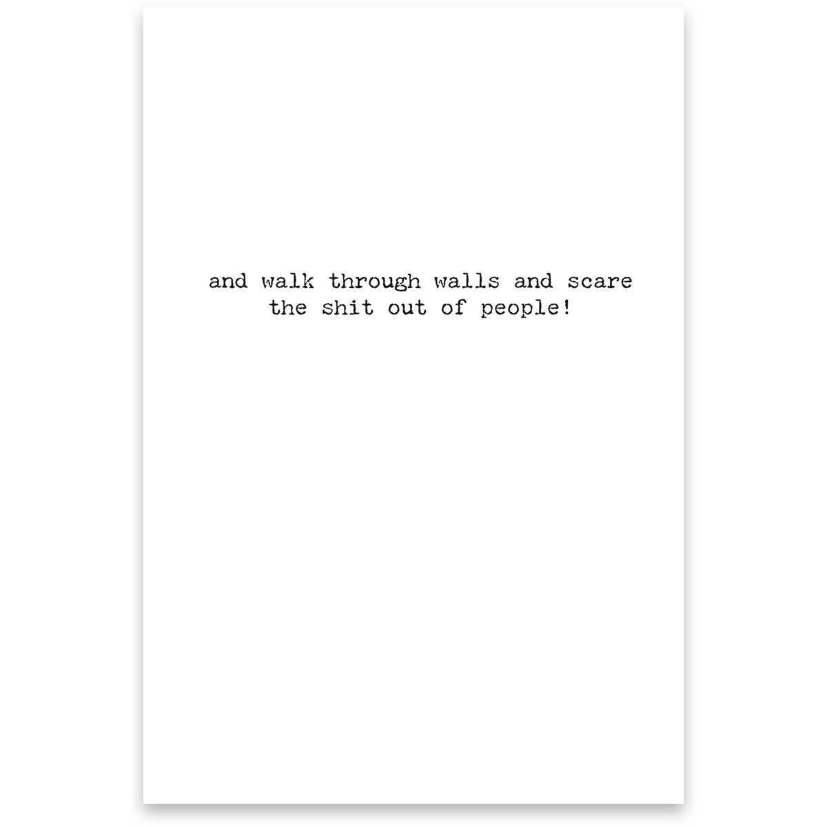 Ghost Friends Greeting Card