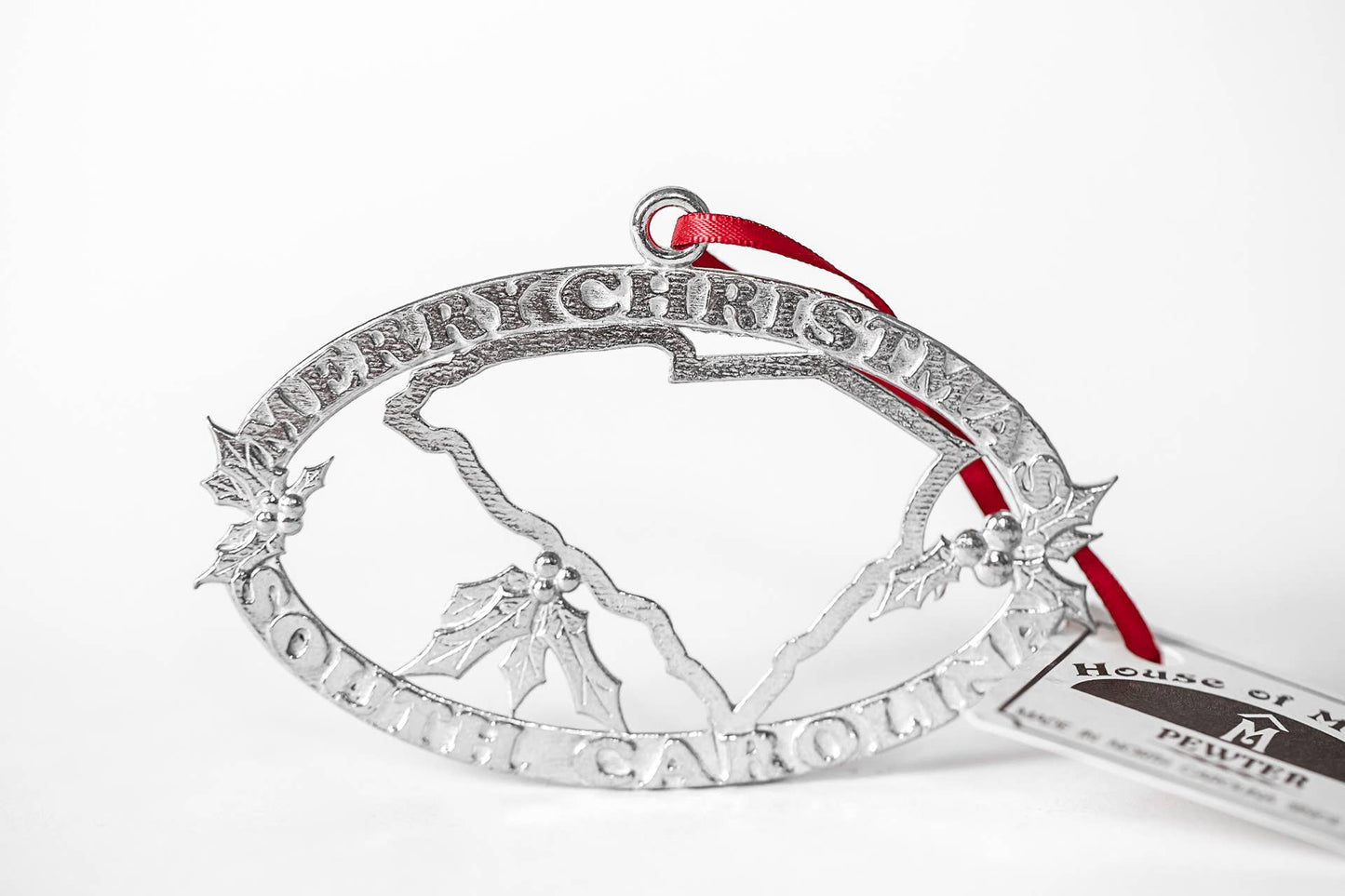 Handmade South Carolina Christmas Ornament