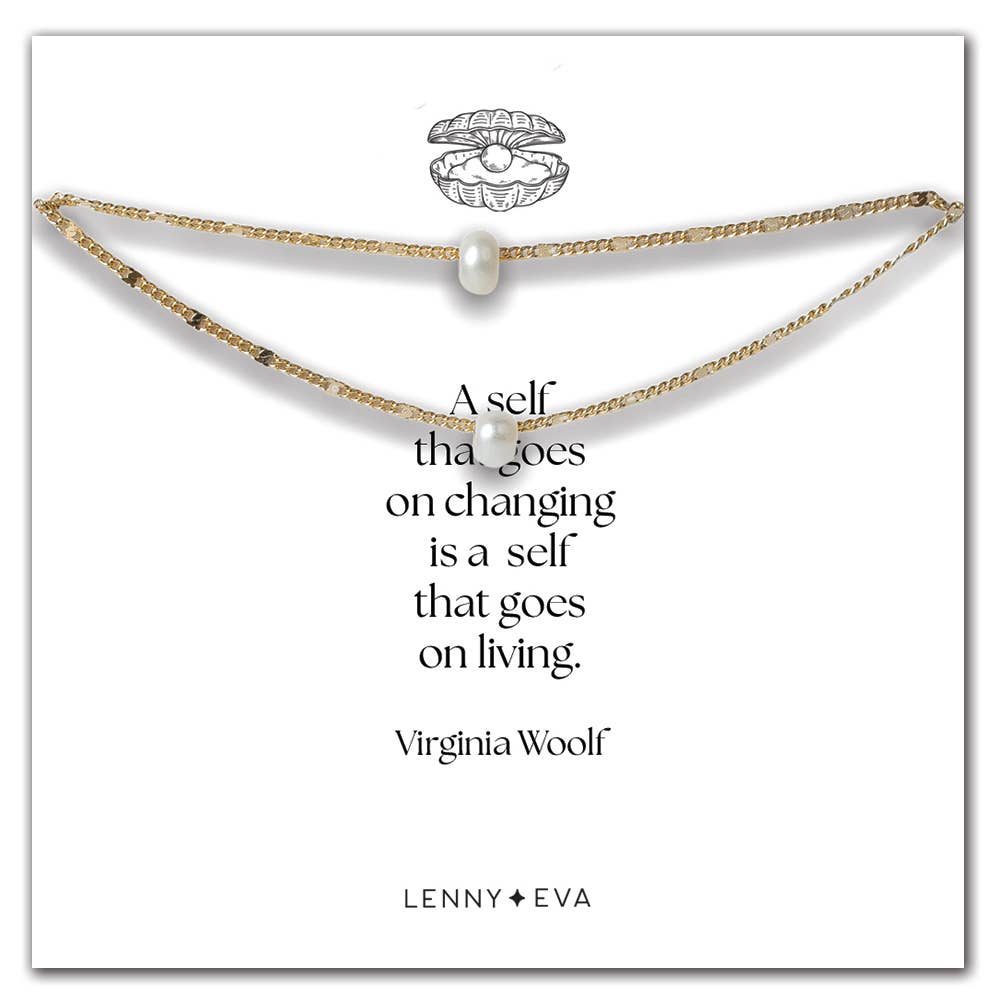 Virginia Woolf Pearl Layer Necklace