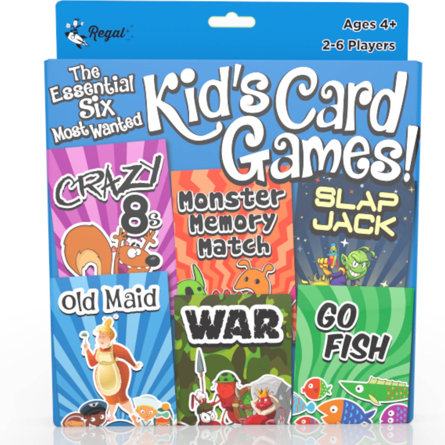 Kids Classic Card Games, 6 pack