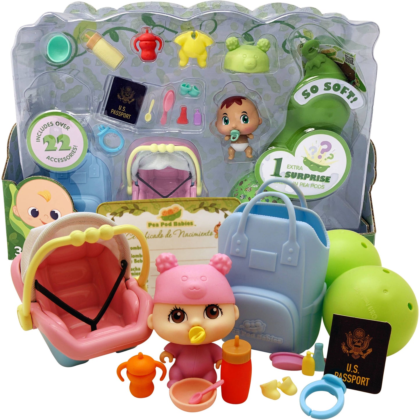 Thin Air Brands - Pea Pod Babies Little Traveler Set