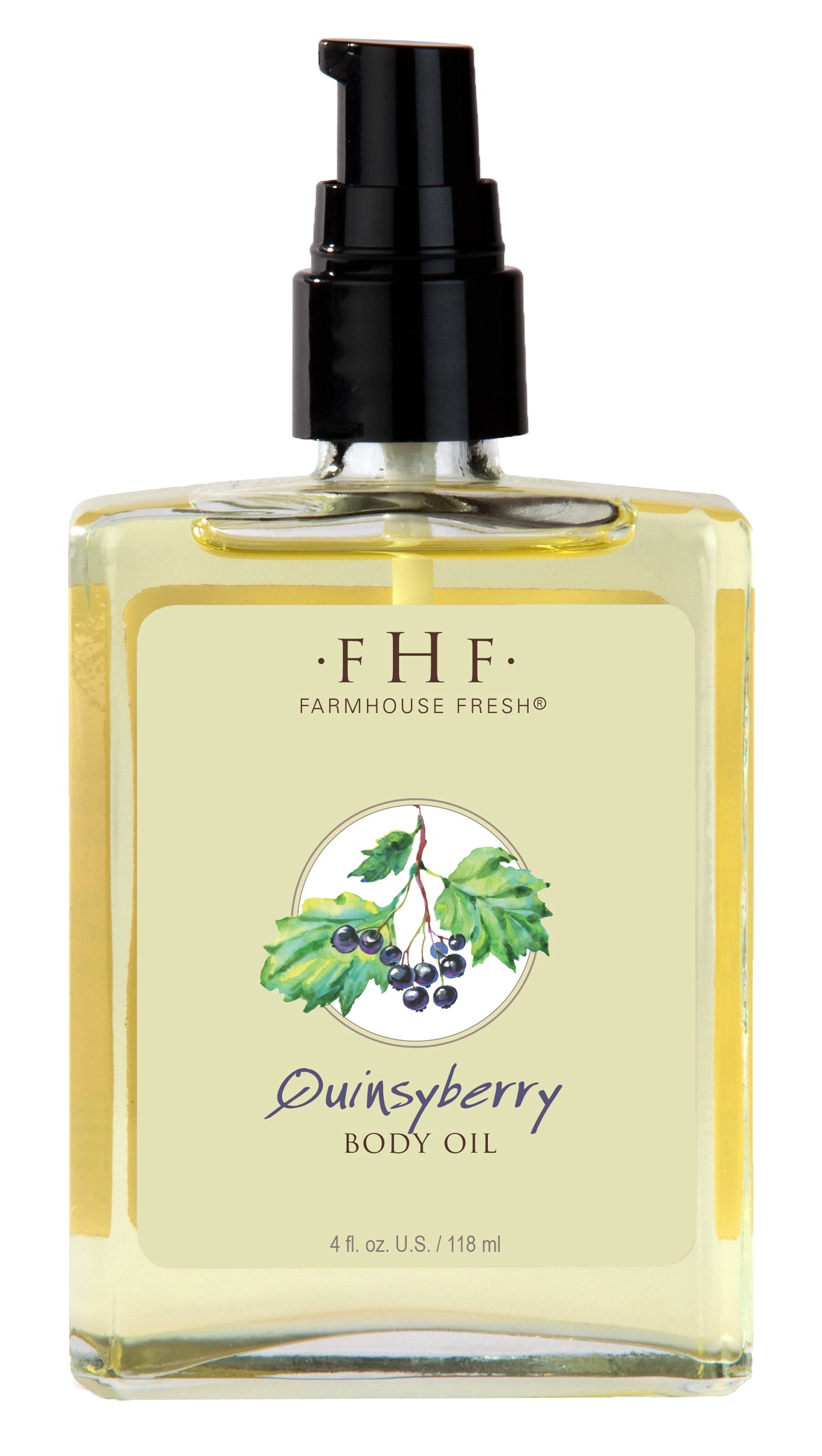 Quinsyberry Body Oil - 4 oz/4.5 oz