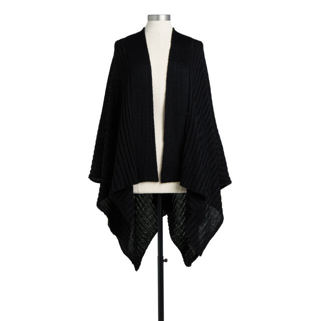 Ribbed Knit Ruana