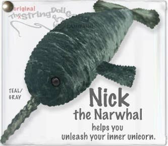 Nick the Narwhal Keychain