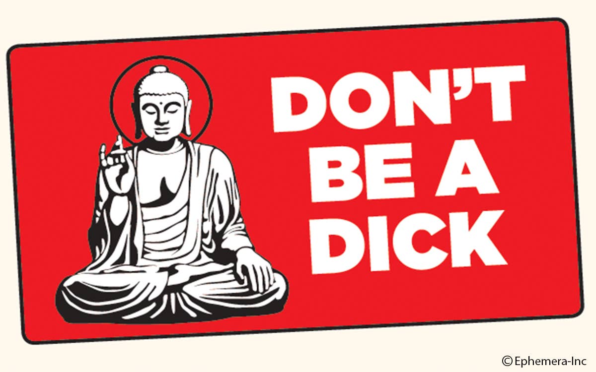 Sticker-Don’t be a dick