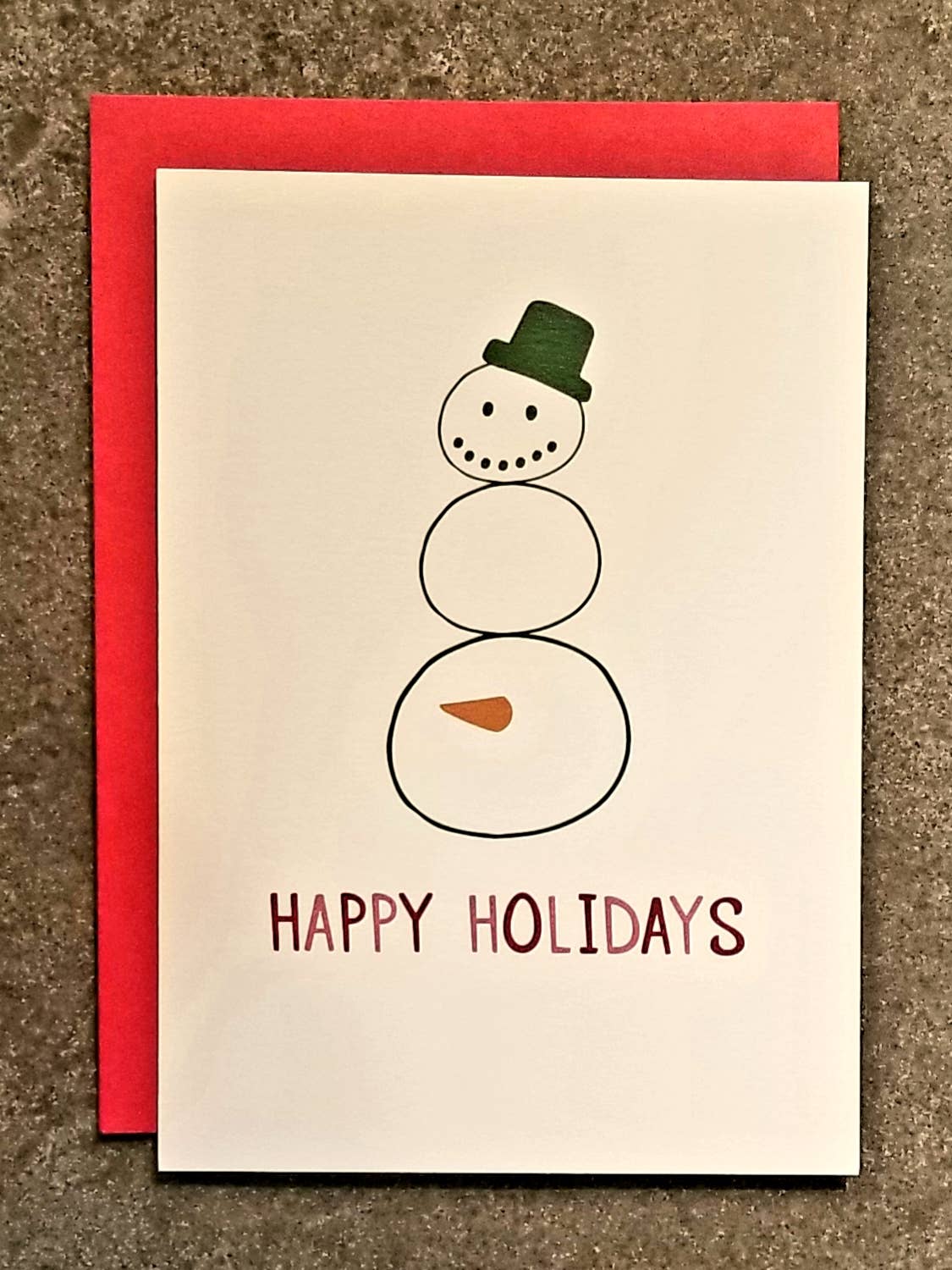 Happy Holidays Snowman