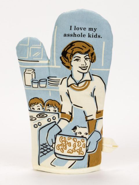 Blue Q : Oven Mitt - Dear Wine, Yes.