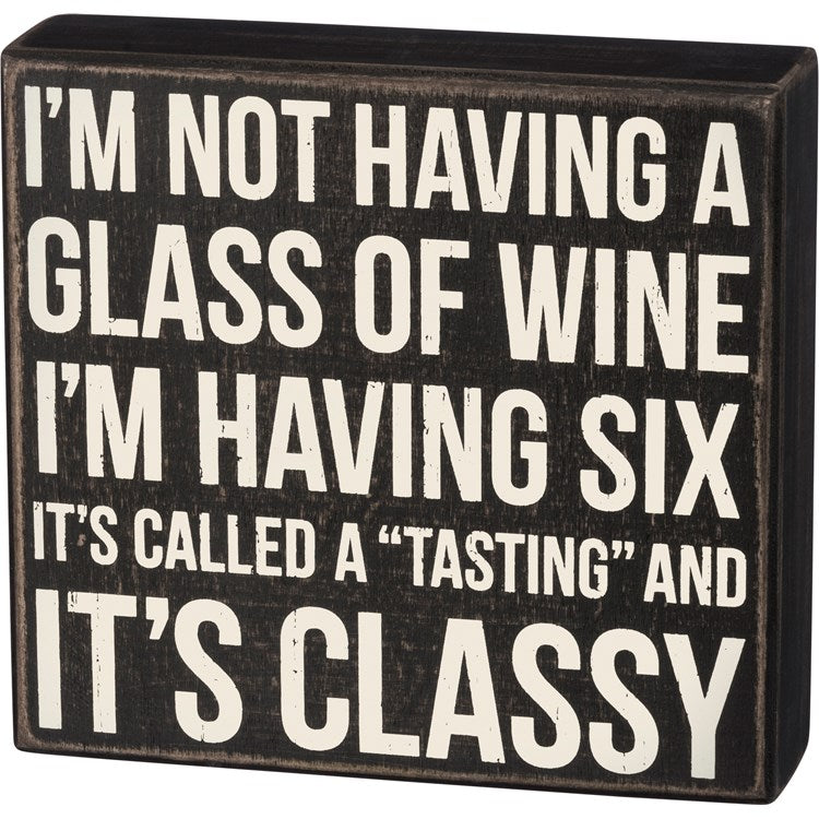 Classy Box Sign