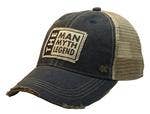 The Man The Myth The Legend Distressed Trucker Cap