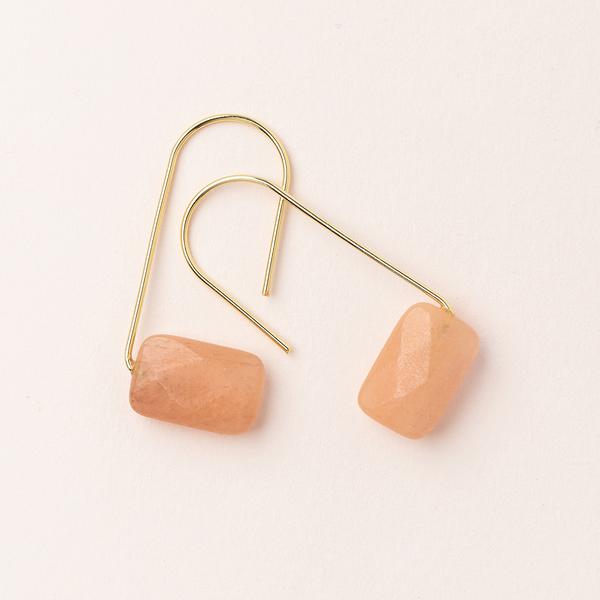 Suntone Floating Stone Earrings