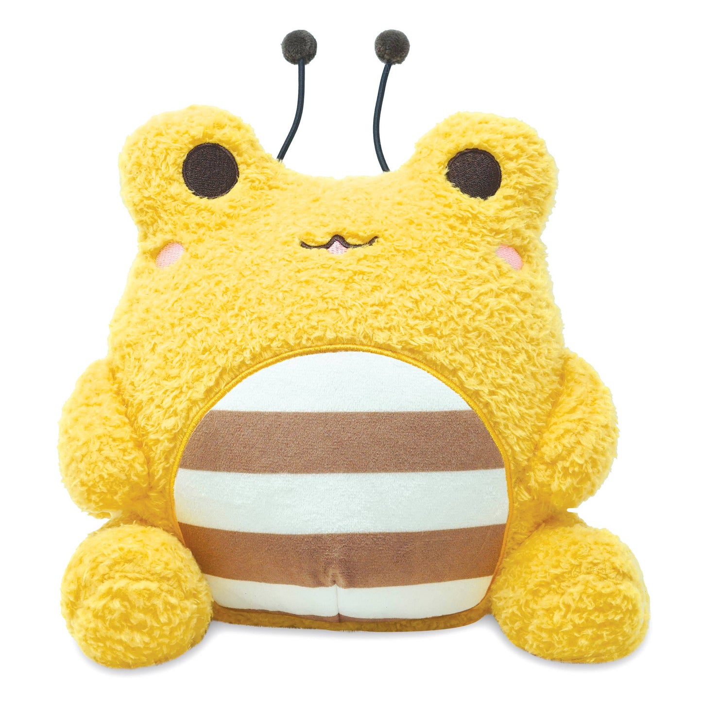 Bumble Wawa (Soft Fluffy Yellow Bee Frog Plushie)