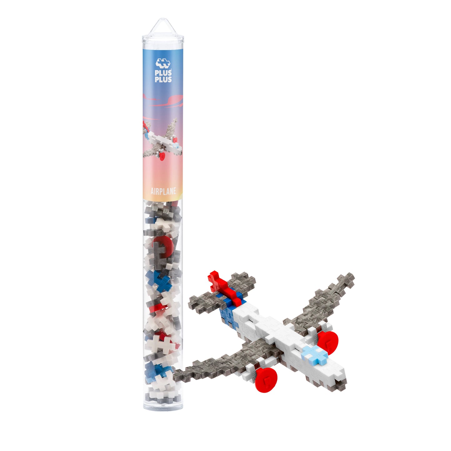 Plus-Plus USA - Tube 70 pc - Airplane