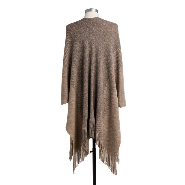 Knit Duster with Fringe