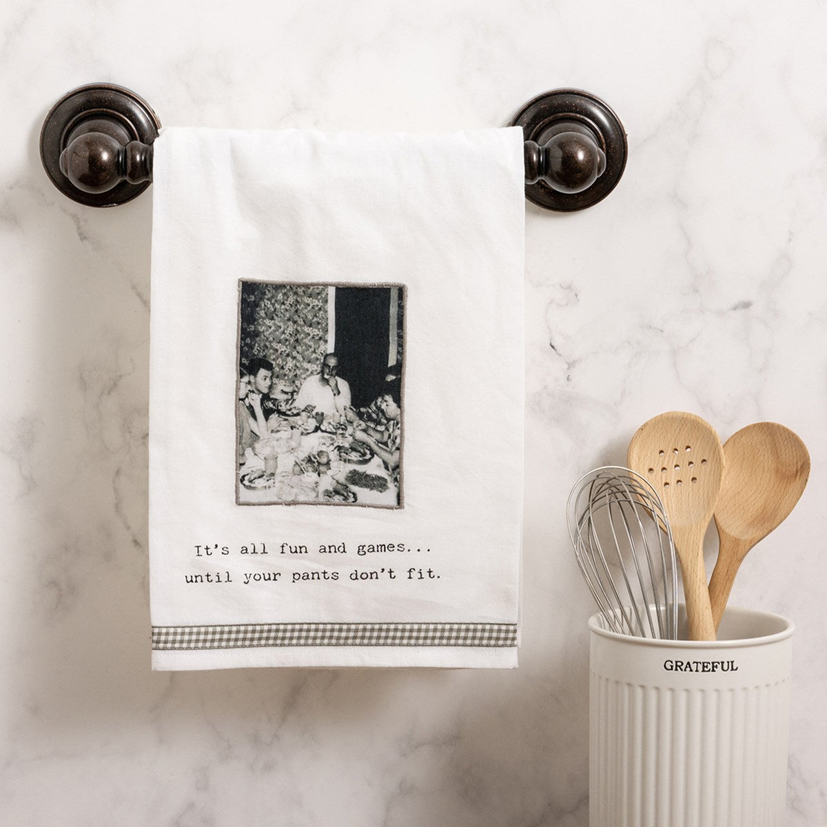 It's All Fun And Games Until Kitchen Towel
