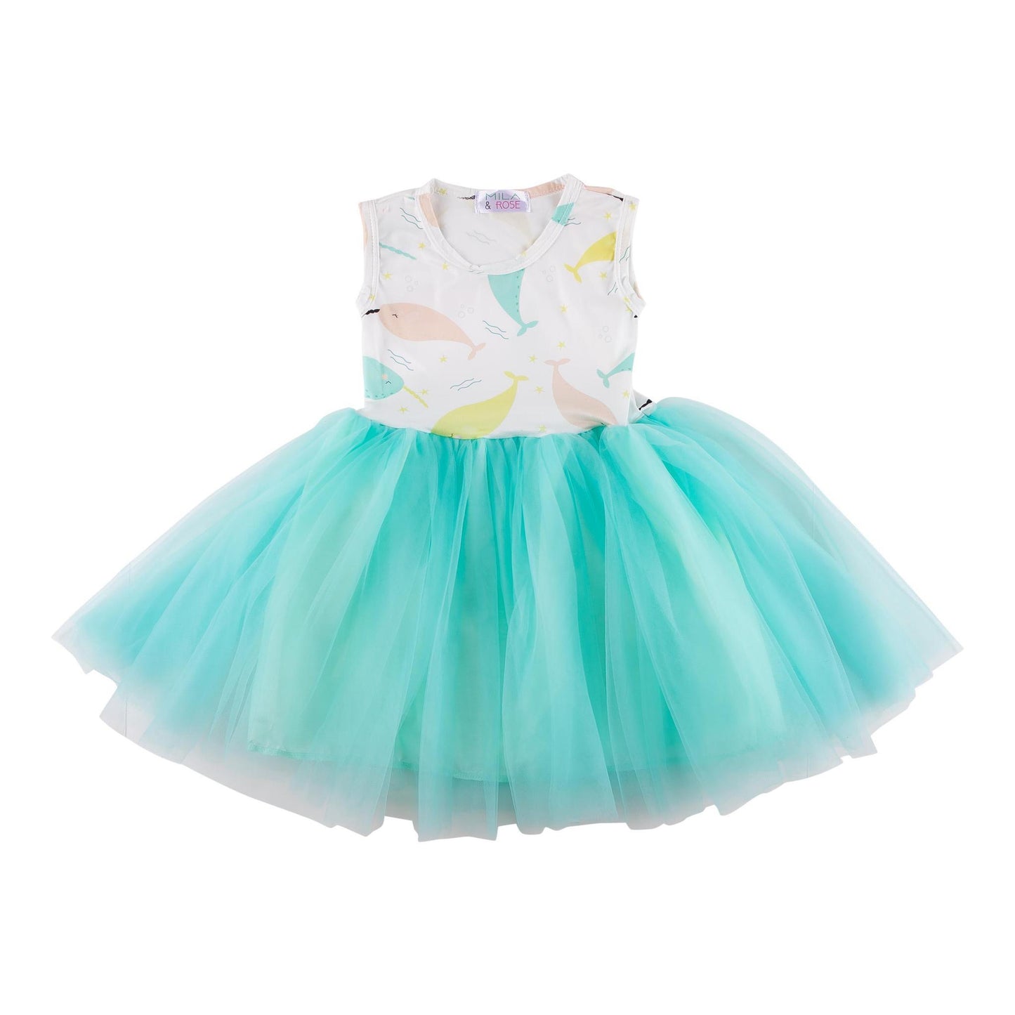 Narwhal Tank TuTu Dress