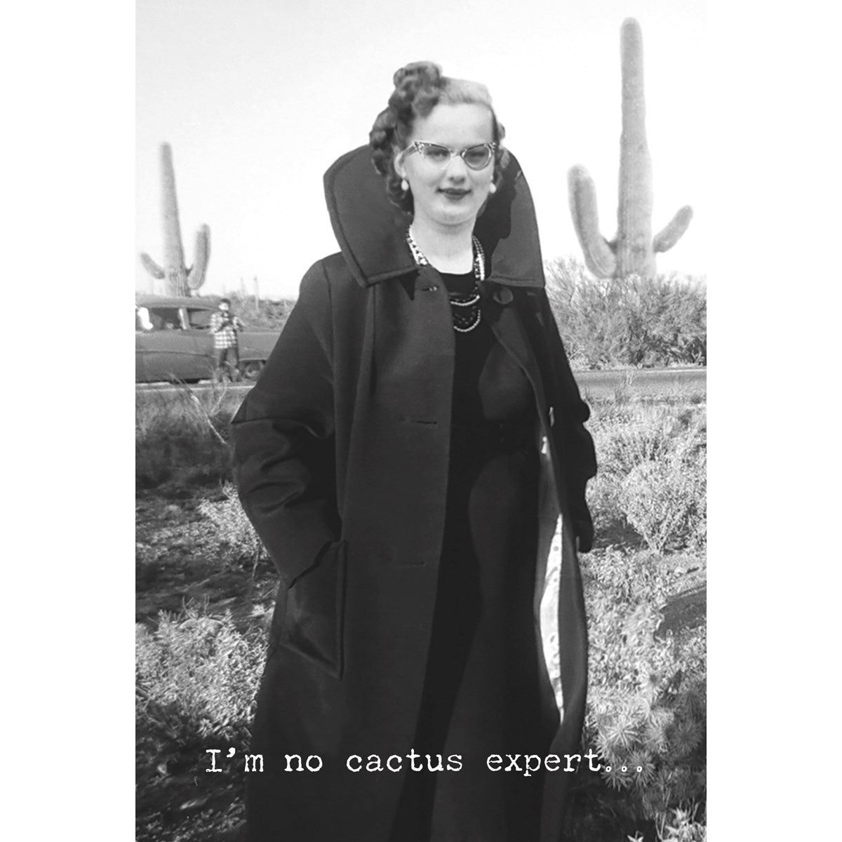 Cactus Expert Greeting Card
