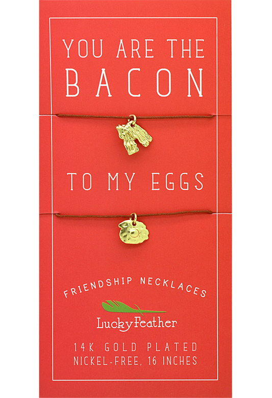 Friendship Necklace - Bacon/Eggs