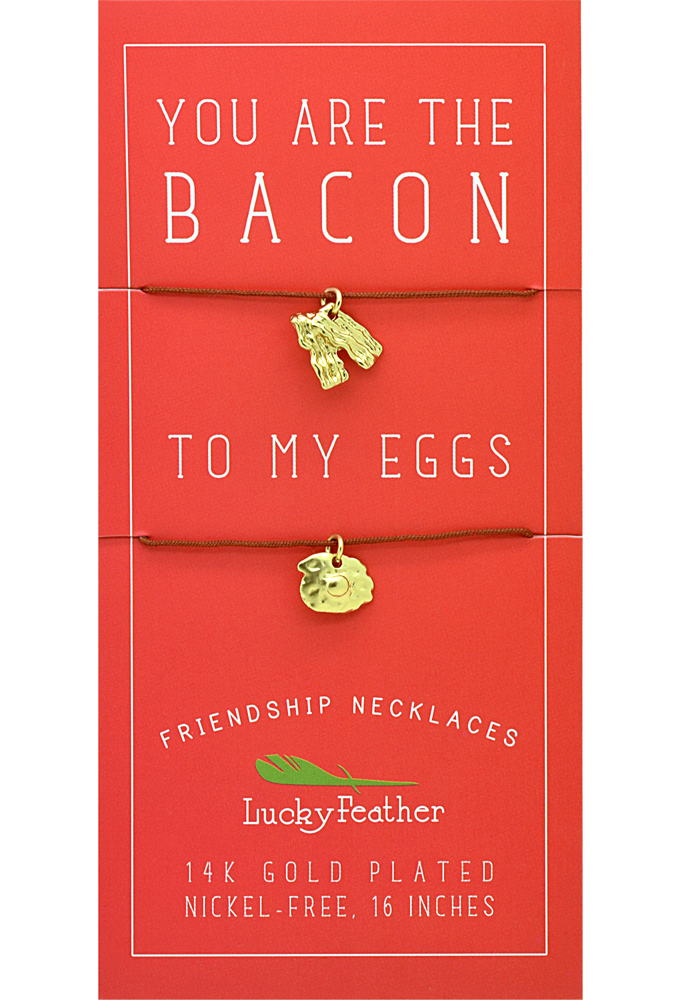 Friendship Necklace - Bacon/Eggs
