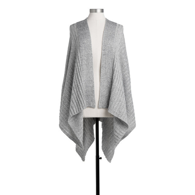 Ribbed Knit Ruana