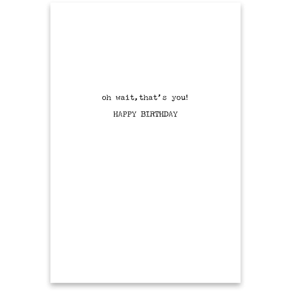 Old People Greeting Card