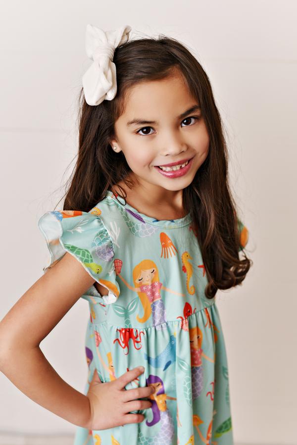 Teal Mermaid Summer Short Set