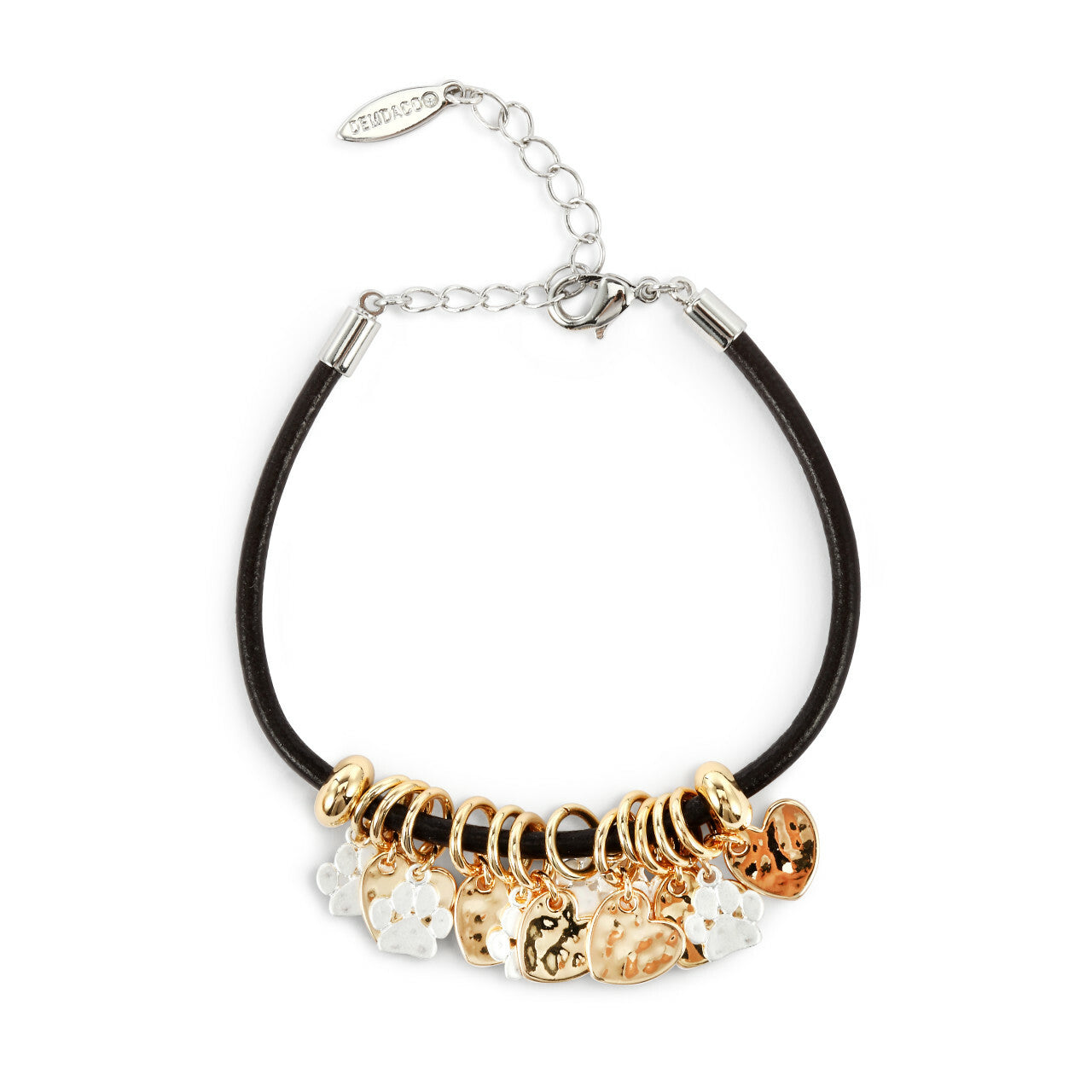 Giving Collection Charm Bracelet - Paw Print and Heart