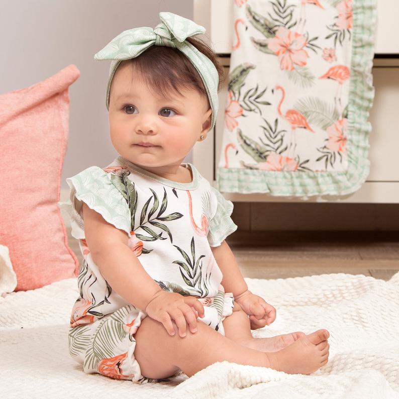 Flamingo Bubble Romper