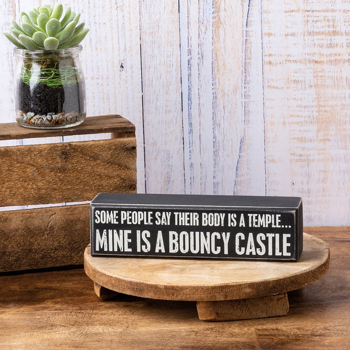 Mine Is A Bouncy Castle Sign