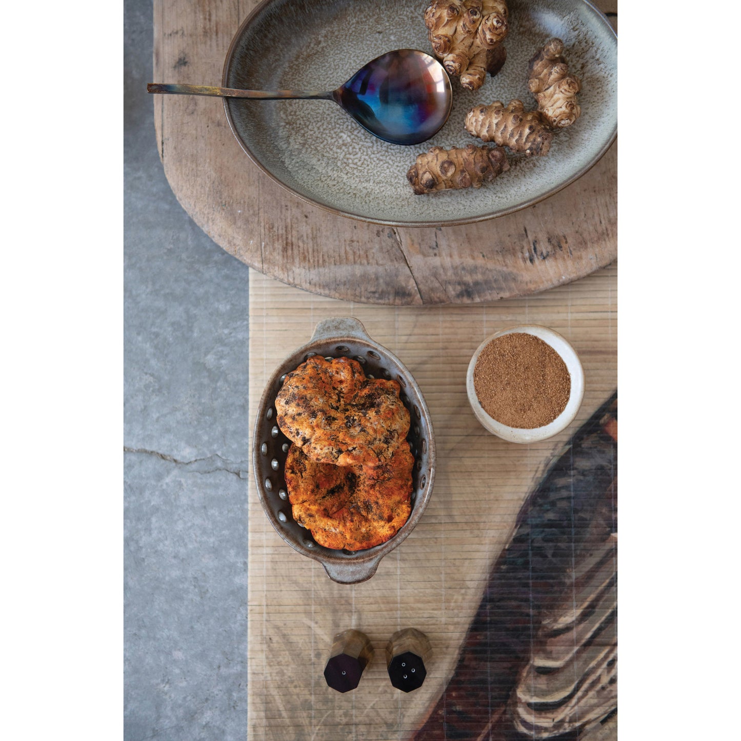 Hand-Forged Stainless Steel Serving Spoon
