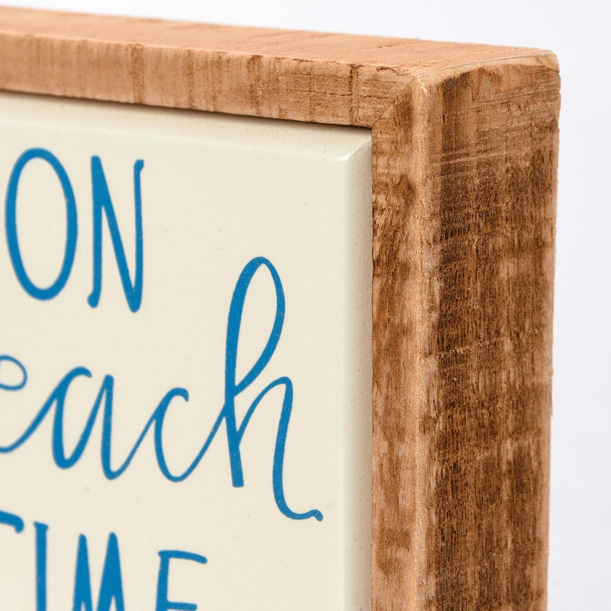 On Beach Time Sign