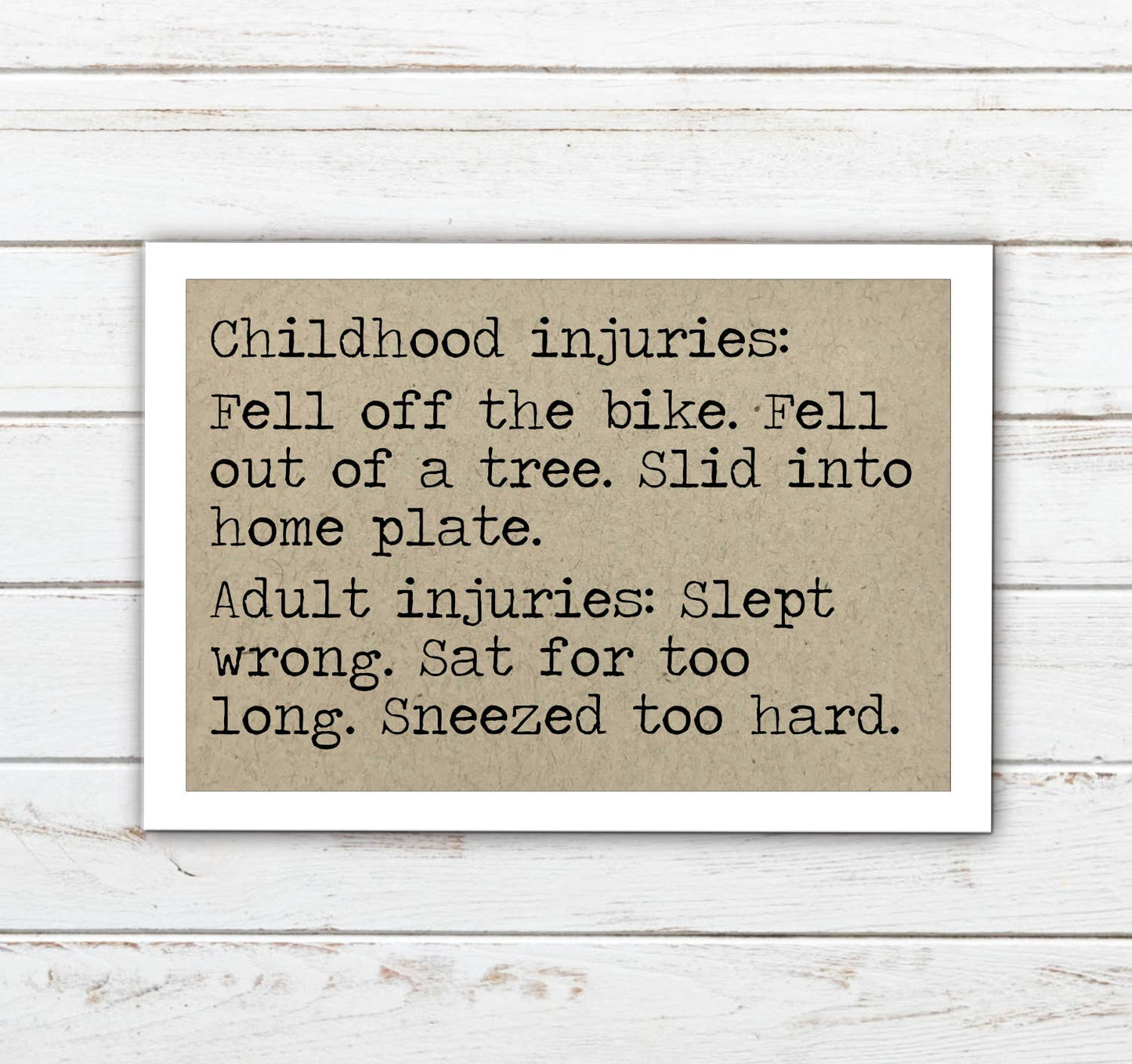 Childhood Injuries Magnet