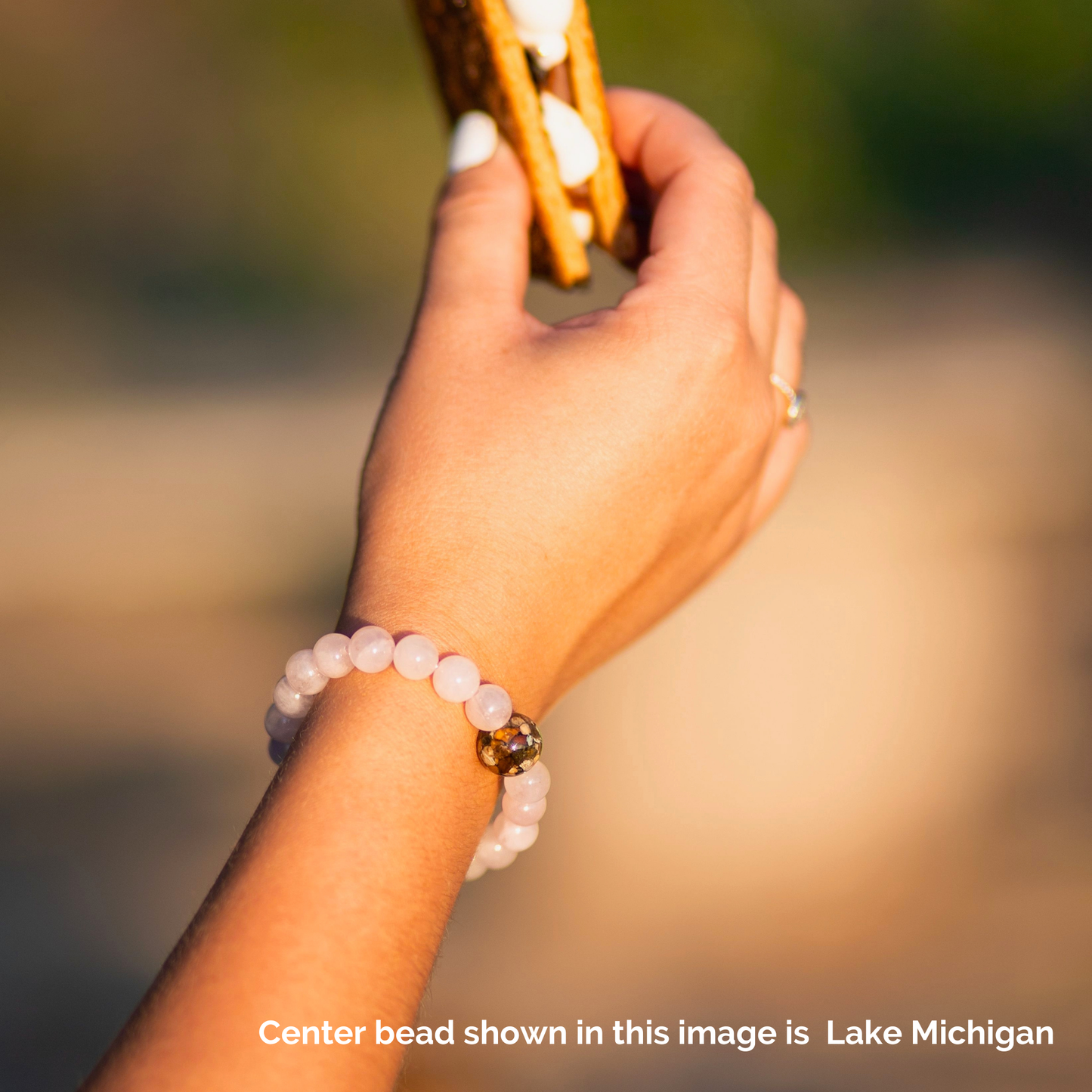 Homes Bracelets - Wear a Real Piece of South Carolina - Rose Quartz