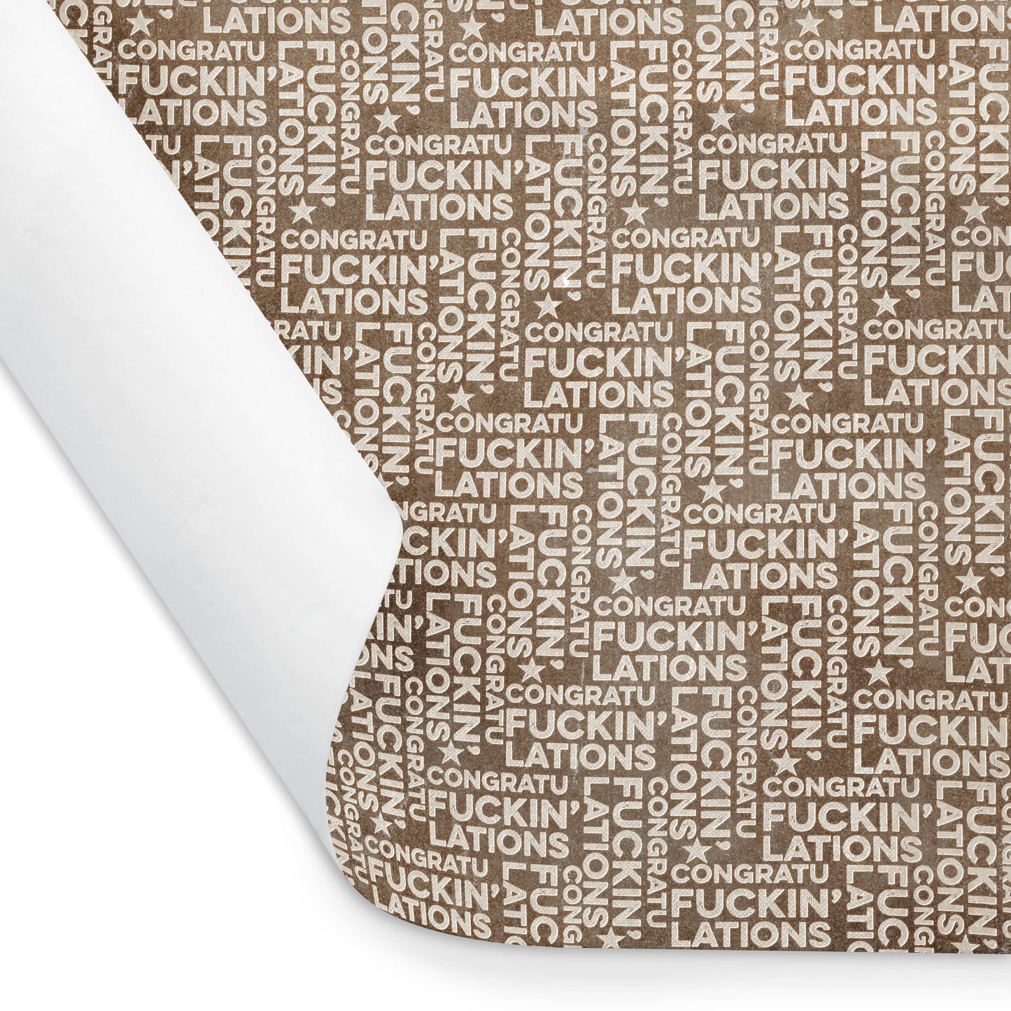 Congratufuckin'lations Wrapping Paper