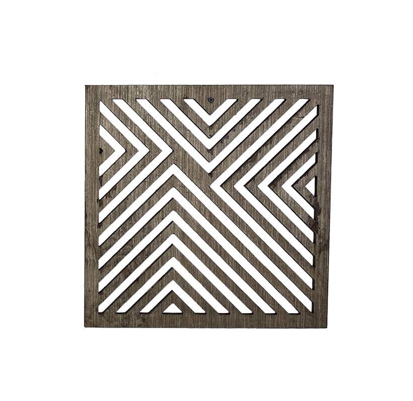 Medium Geometric Wood Wall Art